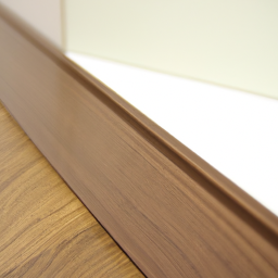 woodgrain pvc skirting board