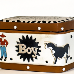 cow boy style jewelry box