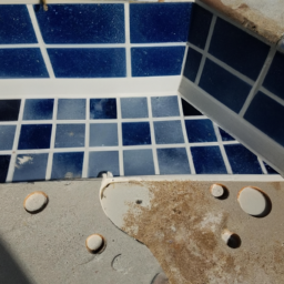 how to replace pool tiles