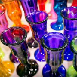 colored glass goblets bulk