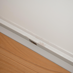 skirting board with cable channel