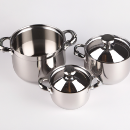 4 piece stainless steel pots set