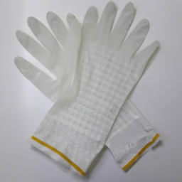 9 inch White Cleanroom Nitrile Gloves