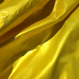 yellow reflective fabric