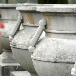 granite cemetery vases