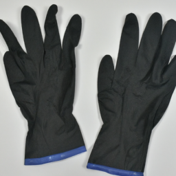 9 mil nitrile gloves black