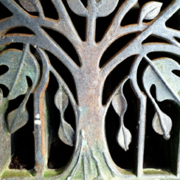 cast iron tree grate