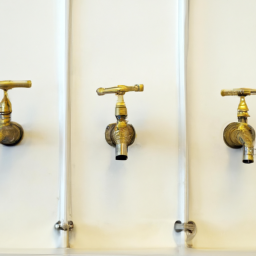 wall mounted taps