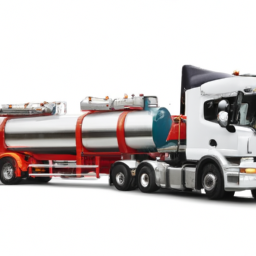 LPG bobtail truck