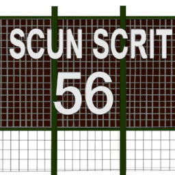 358 security prison fence panel