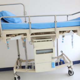 Height adjustable ICU patient bed