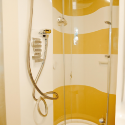 bathroom set with shower