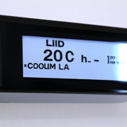 Ultra-low power consumption air conditioner LCD