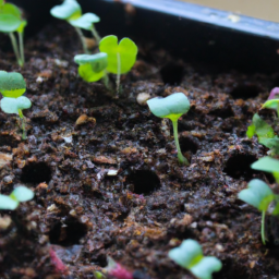 starting radishes indoors