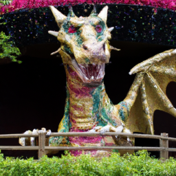 animatronic pulisio dragon model for theme park