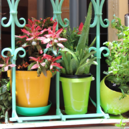 balcony plant pots