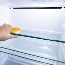 how to clean glass shelves in refrigerator