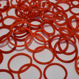 red colored o-rings