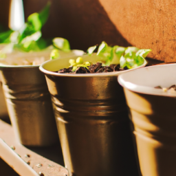 Self-Hydrating Flower Pots