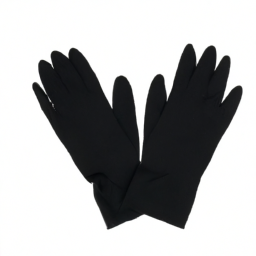 9inch Black Nitrile Gloves Powder Free