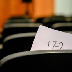 school lecture auditorium seat writing