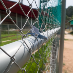 pipe fence with wire