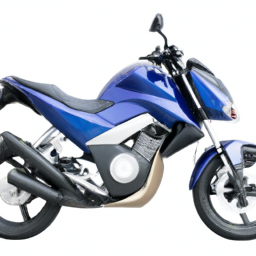 Blue HIGH SPEED ELECTRIC motorcycle