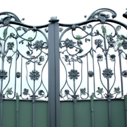 decorative metal garden gates