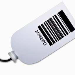 price tag with barcode printer