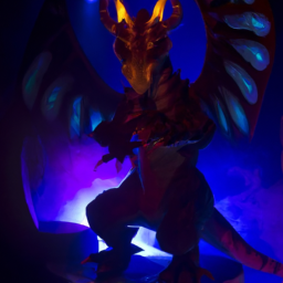 Animatronic dragon for live shows