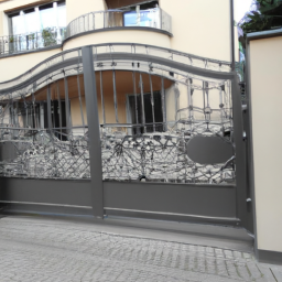 house front iron gate design