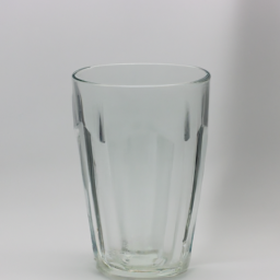 double layer glass cup