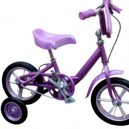 Purple Kids Bicycle