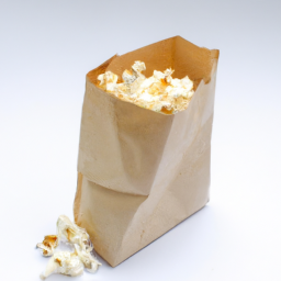 popcorn brown paper bag