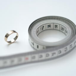 ring sizing with tape measure