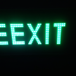 smd led exit sign