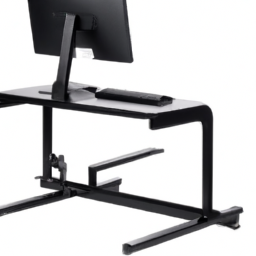 power adjustable height tech desk