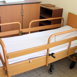 multifunctional wooden hospital beds elderly home