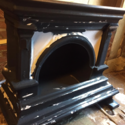 restoring cast iron fireplace