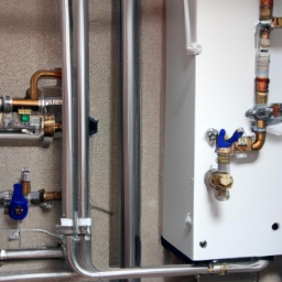 Split system for home water heating