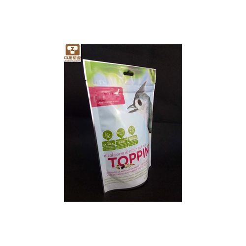 Custom OEM Bird Food Bag Pet Food Packaging Pet Food Bag , Bottom Gusset Image Printed Plastic Bag