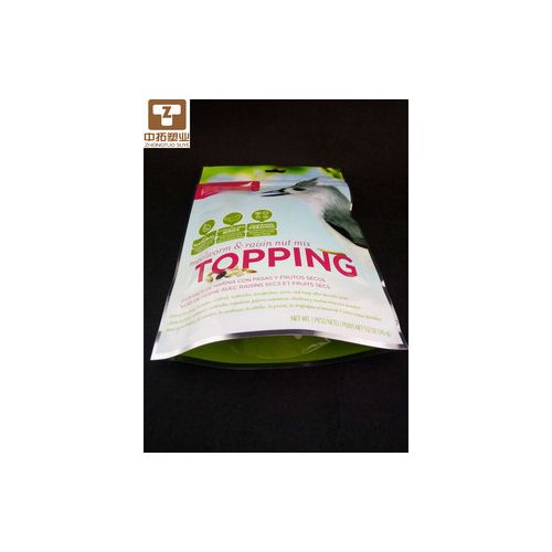 Custom OEM Bird Food Bag Pet Food Packaging Pet Food Bag , Bottom Gusset Image Printed Plastic Bag