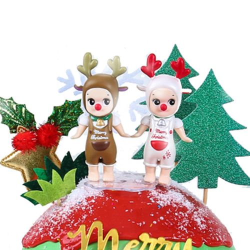 New Custom Children Heat Resistant Blind Box Toys Christmas Mini Dolls...