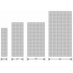 Welded Mesh Gridwall Panel