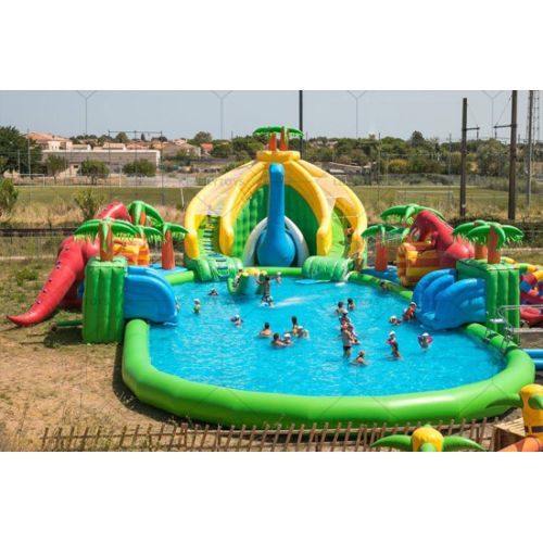 Large Inflatable Water Slides, Inflatable Dual Lane Slides