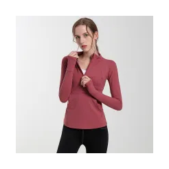 OEM Custom Wholesale Half Zip Yogawear