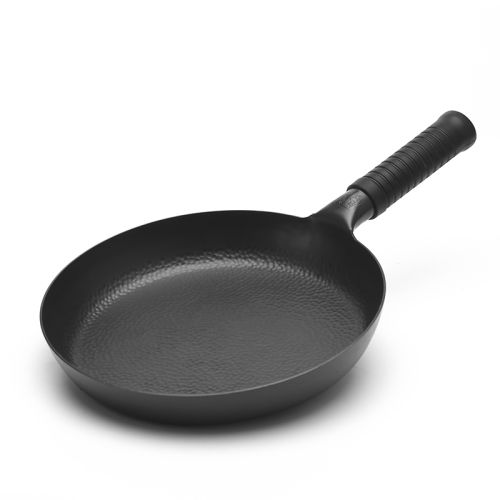 Black Carbon Steel Round Frying Pan IMESH-K3108